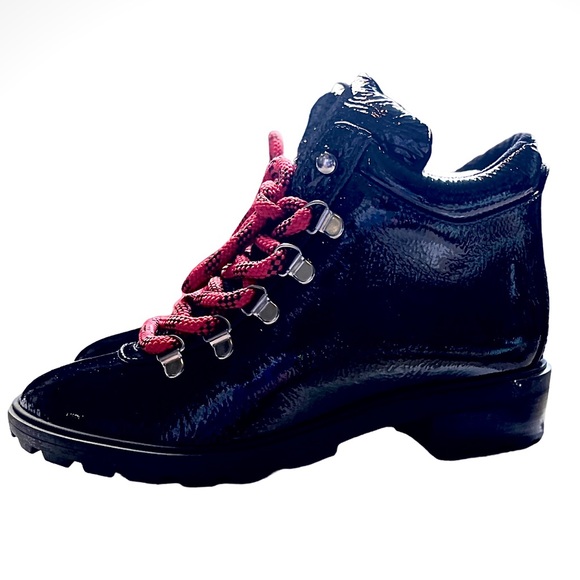 SCHUTZ NICEIA PATENT LEATHER HIKING BOOT - NIB! - Picture 10 of 12